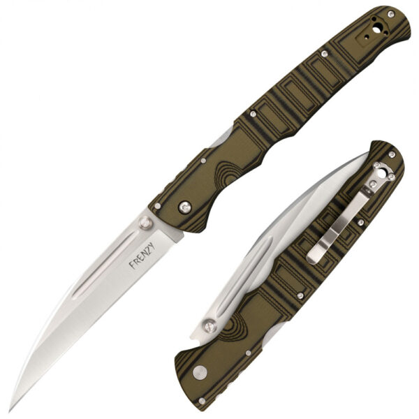 Cold Steel Frenzy I Green S35VN 62P1A